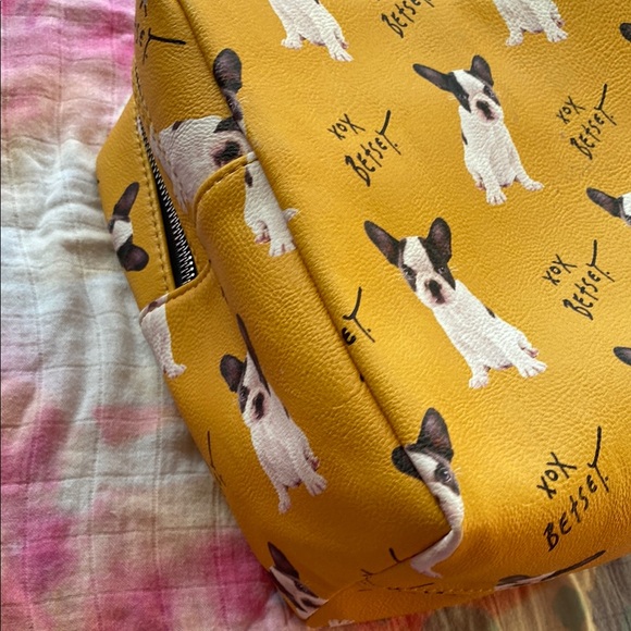 Betsey Johnson Dog Boston Terrier LARGE Wristlet/Purse - Picture 8 of 17